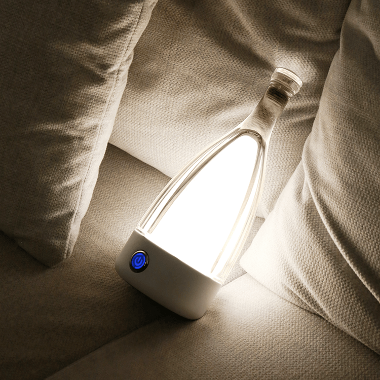 Stylish Table Wine Lamp - Adjustable LED Light