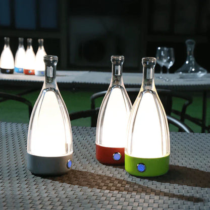 Stylish Table Wine Lamp - Adjustable LED Light
