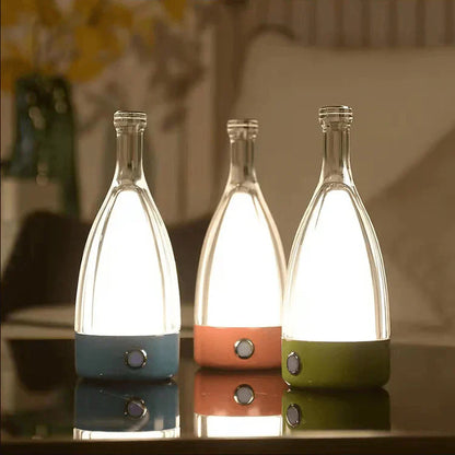 Stylish Table Wine Lamp - Adjustable LED Light