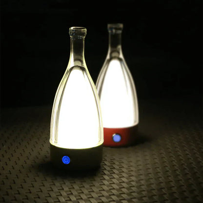 Stylish Table Wine Lamp - Adjustable LED Light