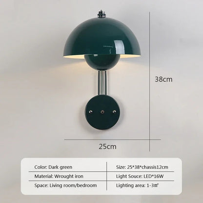 Contemporary Fungi Wall Lamp Shade