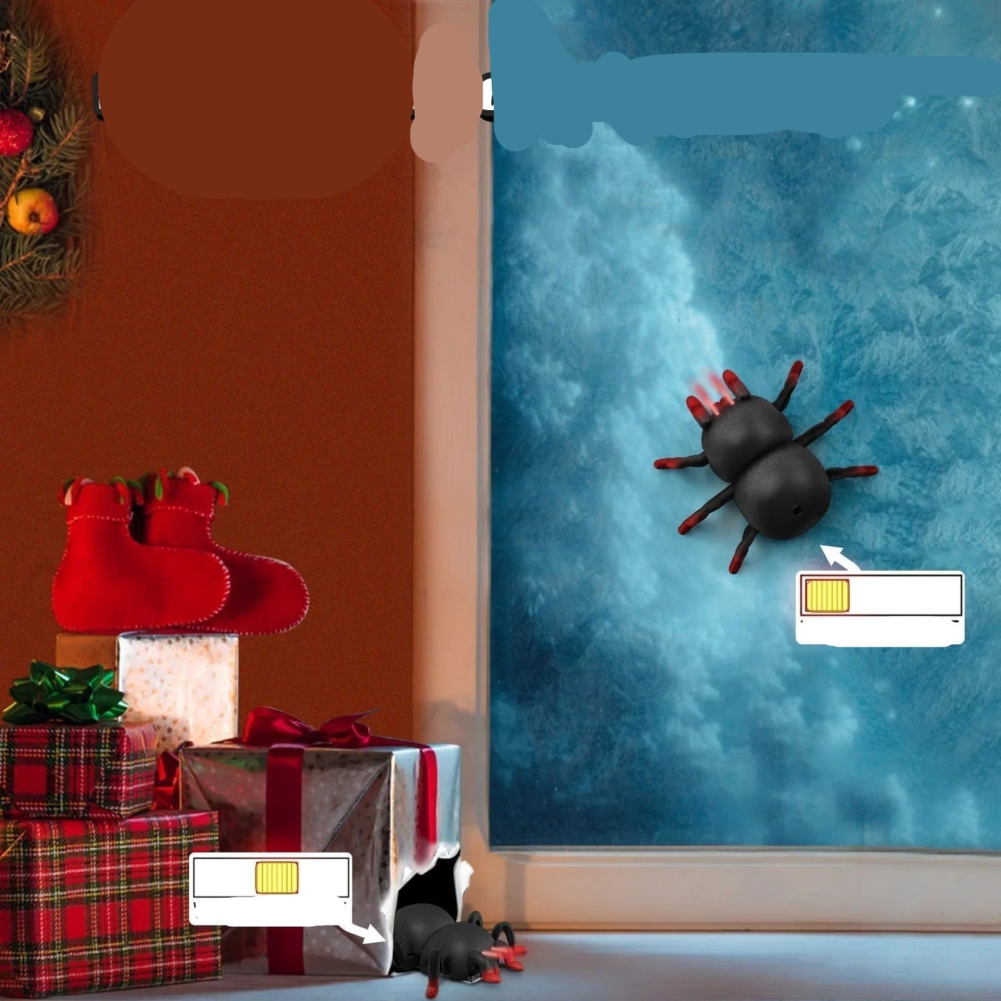 Creepy Remote Control Climbing Spider Toy
