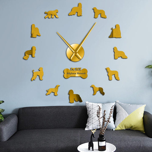 Big Dog Breed Round Wall Clock Gift - Luxicro