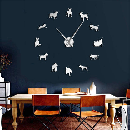 Big Bull Terrier Personalized Wall Clock Gift