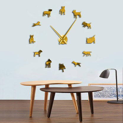 Big Bull Terrier Personalized Wall Clock Gift