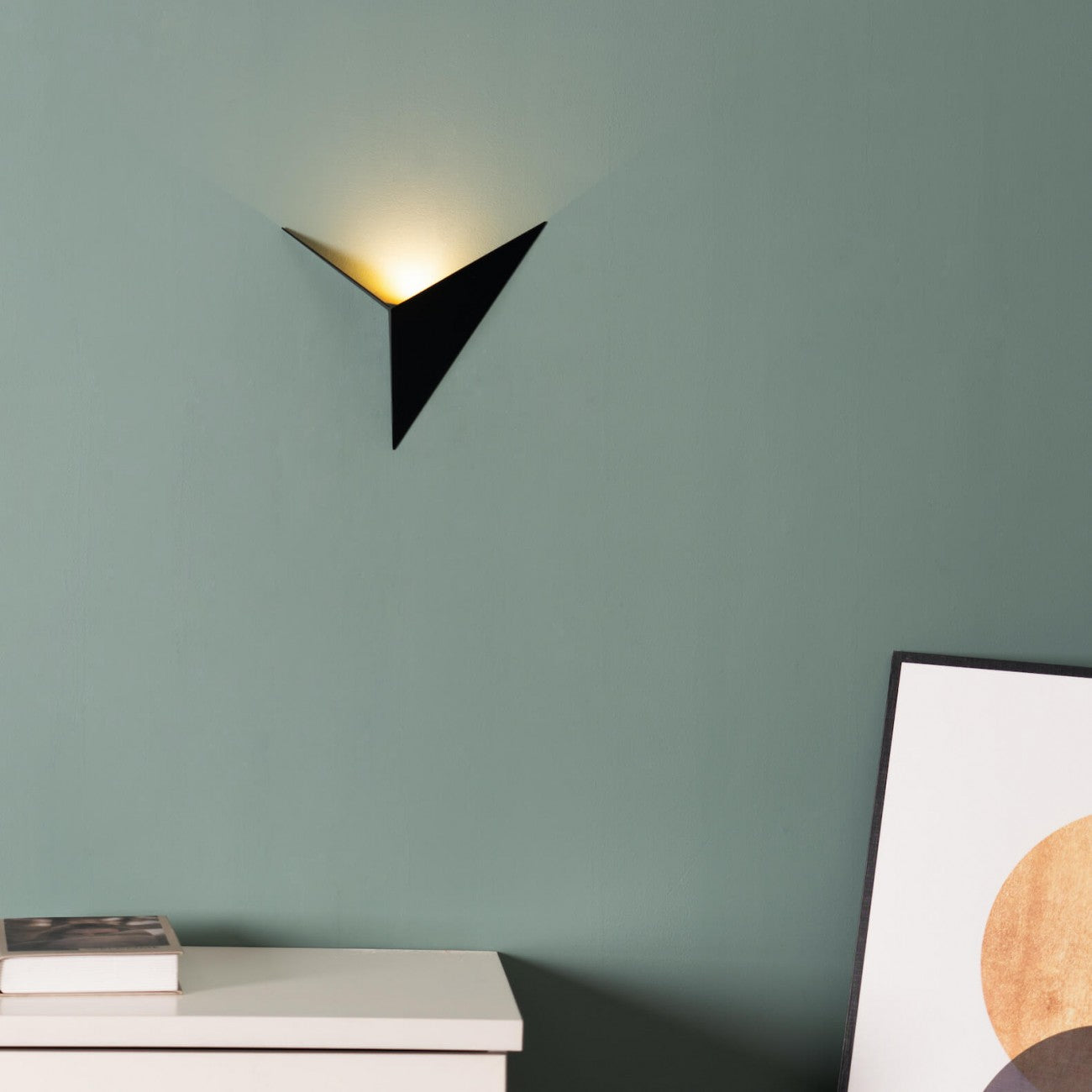 Contemporary Triangle Wall Lamp