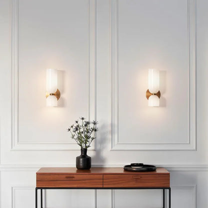Contemporary Double Glow Wall Light