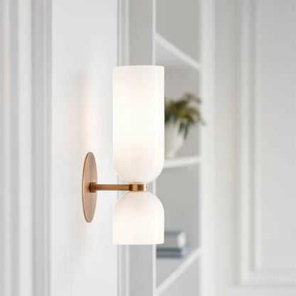 Contemporary Double Glow Wall Light