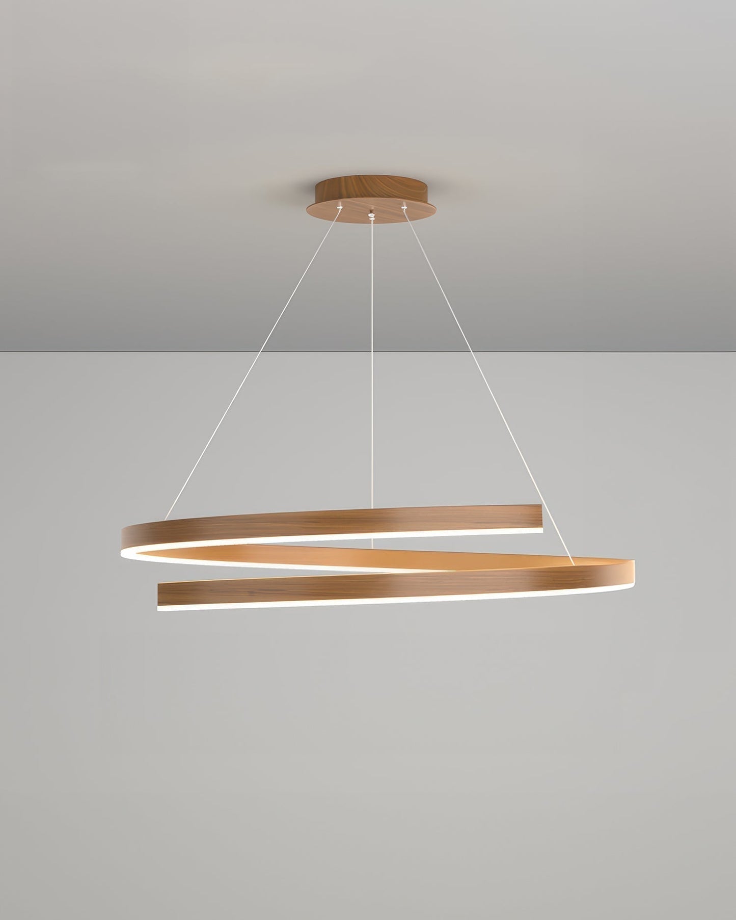 Luxury Wooden Chandelier With Adjustable Arms