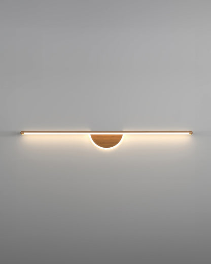 Contemporary Curved Wood Wall Light - Luxicro