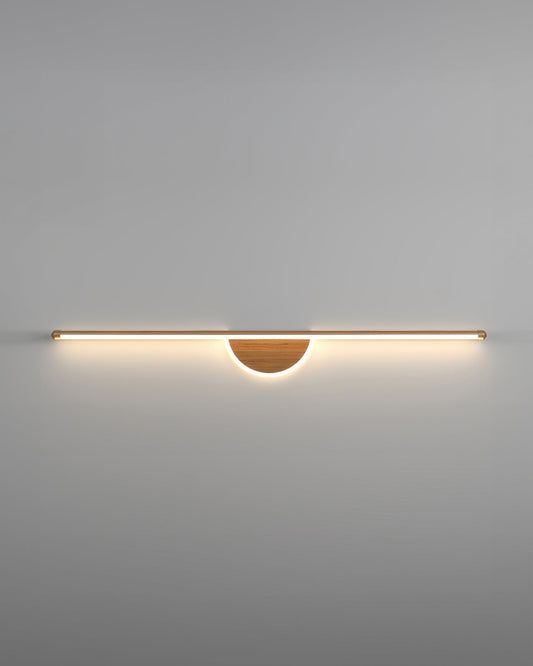 Contemporary Curved Wood Wall Light - Luxicro