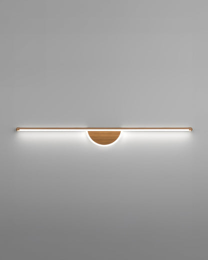Contemporary Curved Wood Wall Light