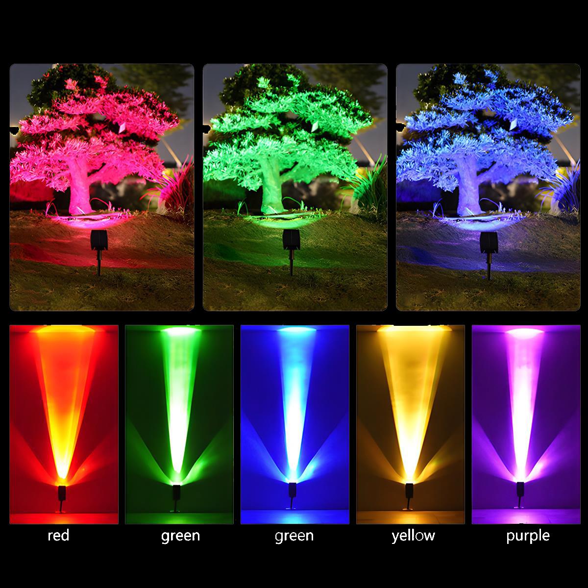 Outdoor Solar Powered Spotlight | Adjustable Bright Flood Light