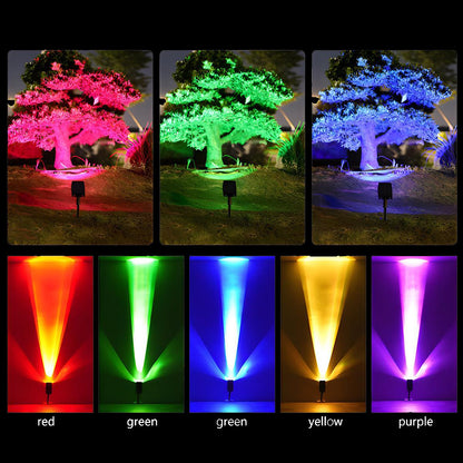 Outdoor Solar Powered Spotlight | Adjustable Bright Flood Light