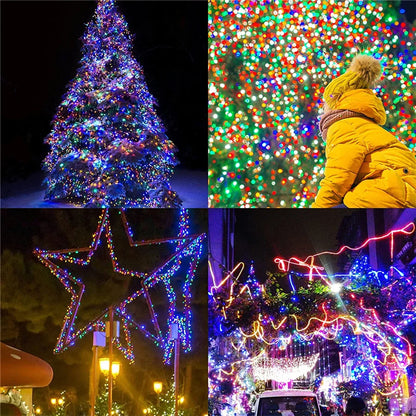 Colorful Outdoor LED String Christmas Lights