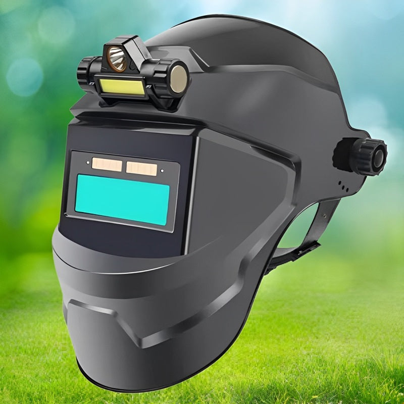 Automatic Shade Welding Helmet with LED Light - Luxicro