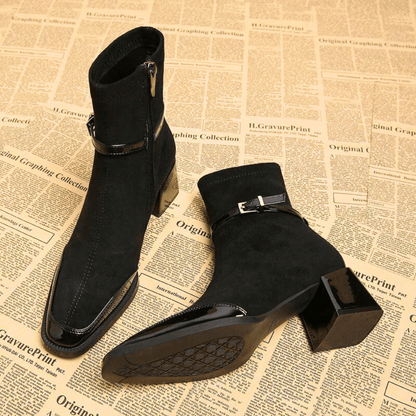 Low Heel Ankle Boots for Women