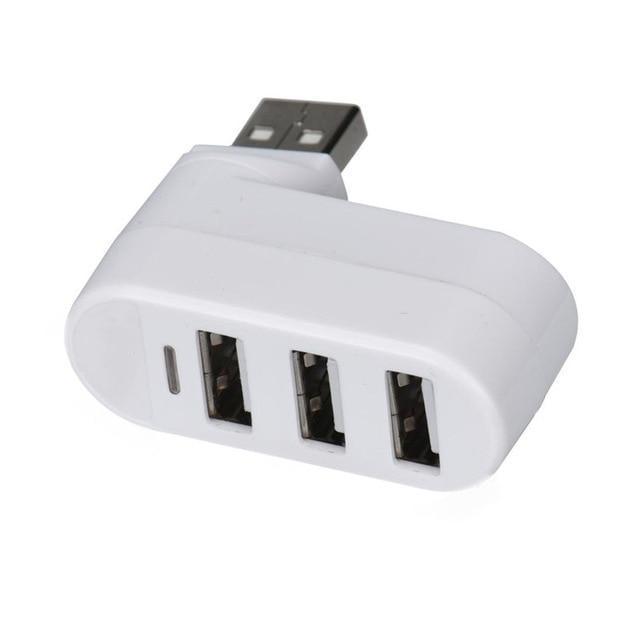 Compact 180 Degree USB Desk Adapter - Luxicro