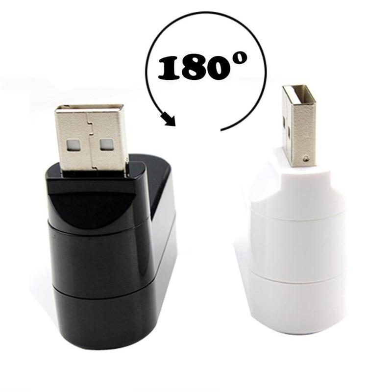Compact 180 Degree USB Desk Adapter