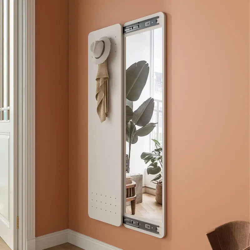 Space Saving Overdoor Mirror Storage Rack