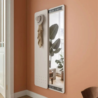 Space Saving Overdoor Mirror Storage Rack
