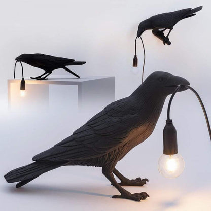 Dark Bird Table Lamp - Luxicro