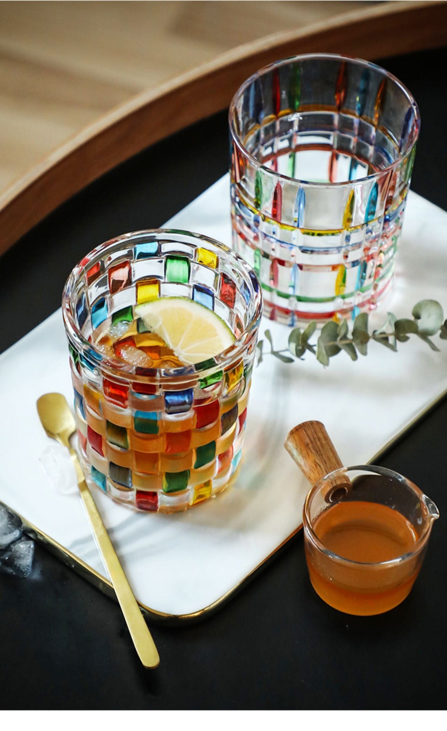 Elegant Clear Glass Coffee Mug