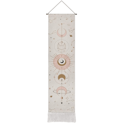 Cosmic Moon Phase Wall Hanging Tapestry