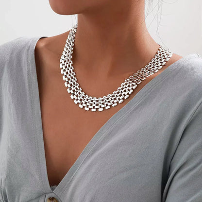 Dainty Thin Bar Chain Choker Necklace