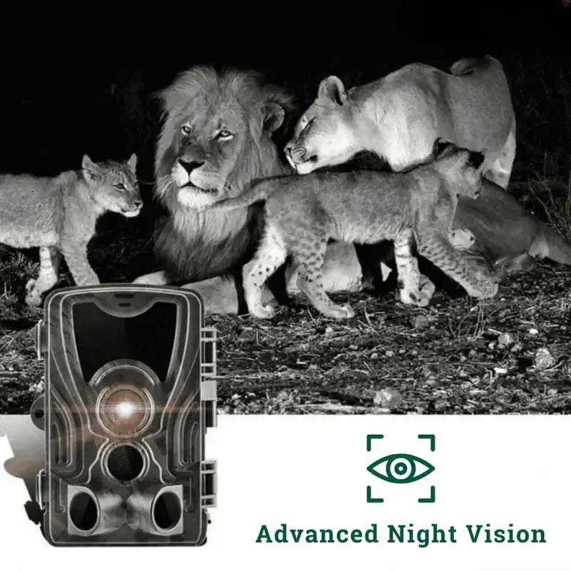Outdoor 4G Trail Camera with Night Vision & Motion Alert