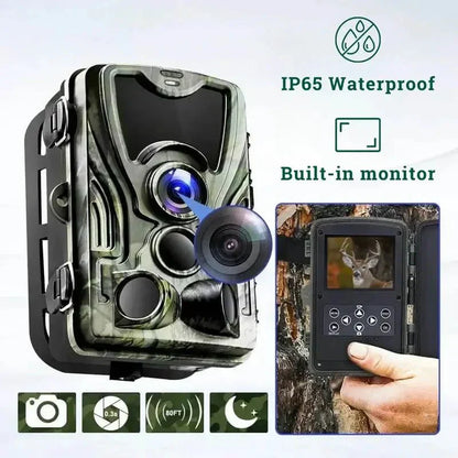 Outdoor 4G Trail Camera with Night Vision & Motion Alert