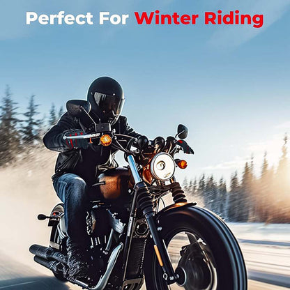 Durable Insulated Motorcycle Gloves for Winter Riding
