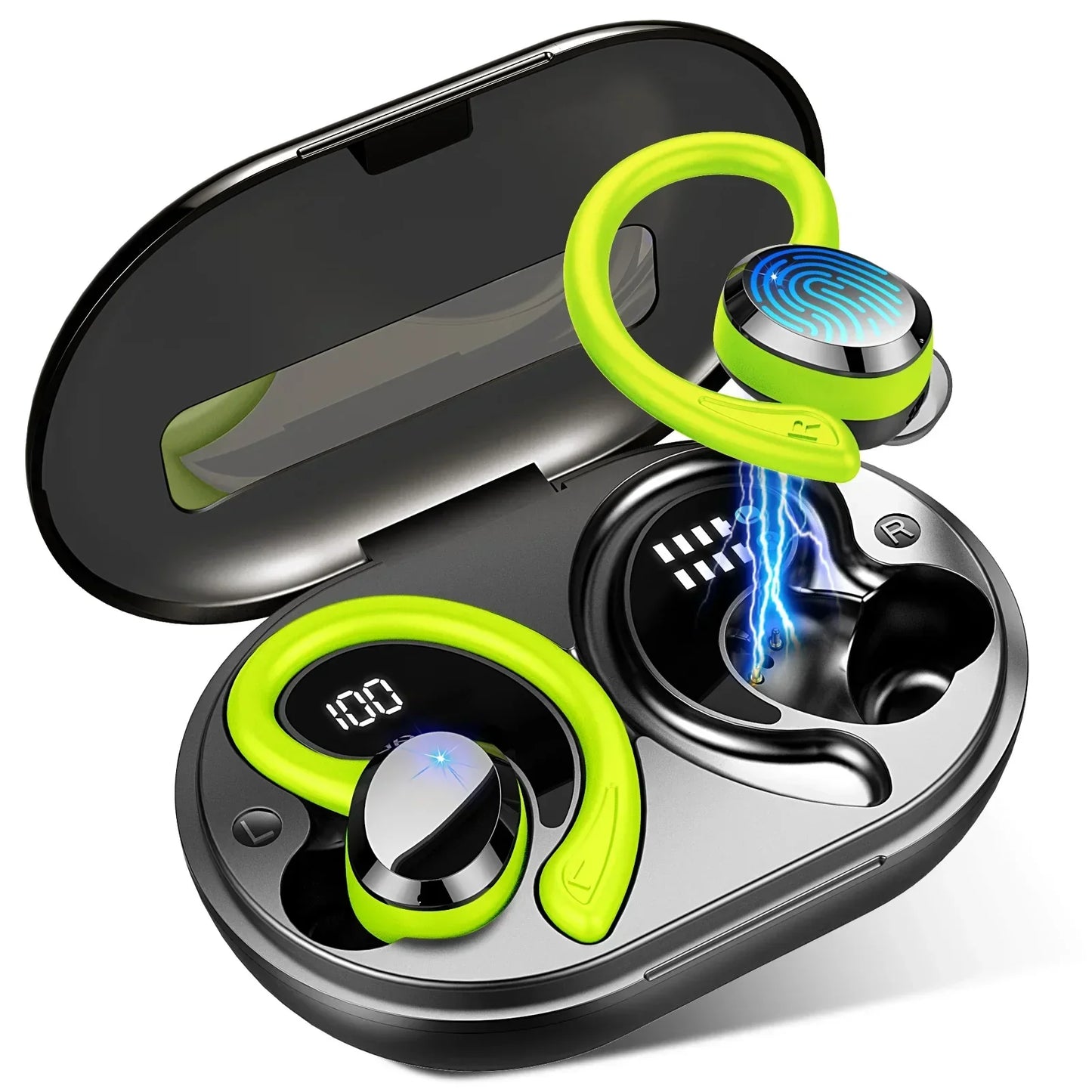 Cordless Earbuds with Long Battery Life Comfort Fit