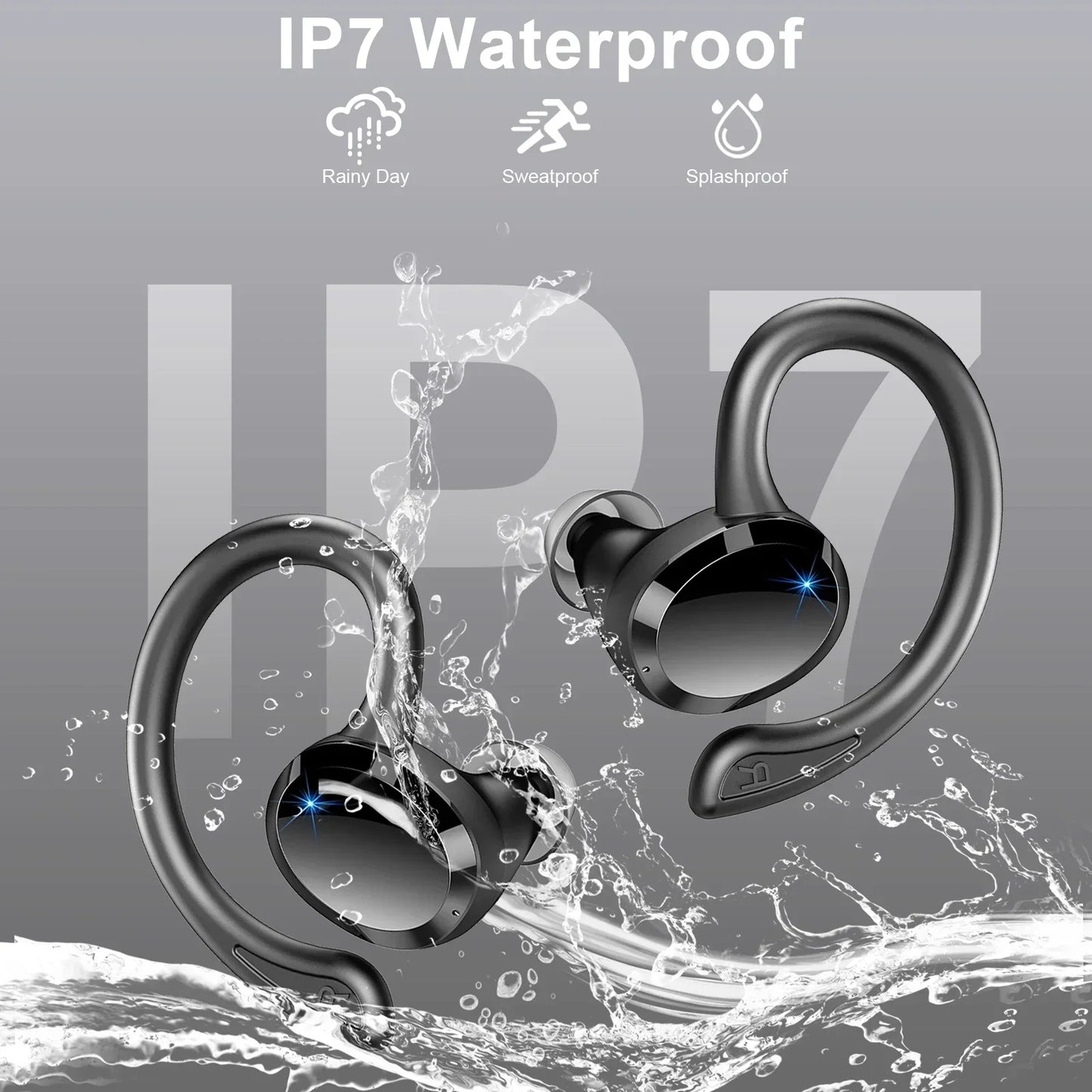 Cordless Earbuds with Long Battery Life - Secure Fit