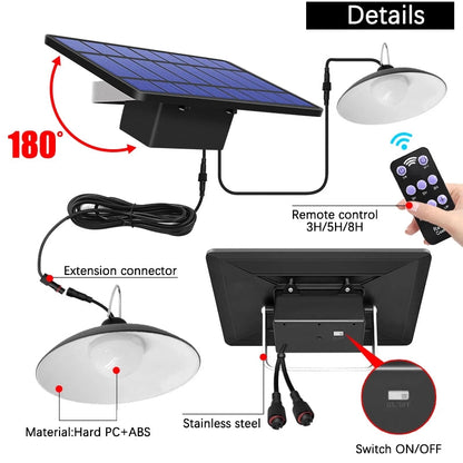Wireless LED Garden Light Set with Remote Control