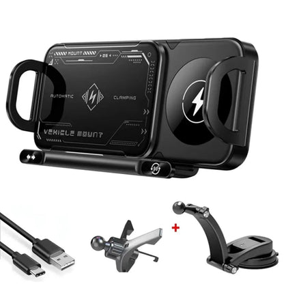 Simple Install Universal Car Phone Wireless Charger Holder