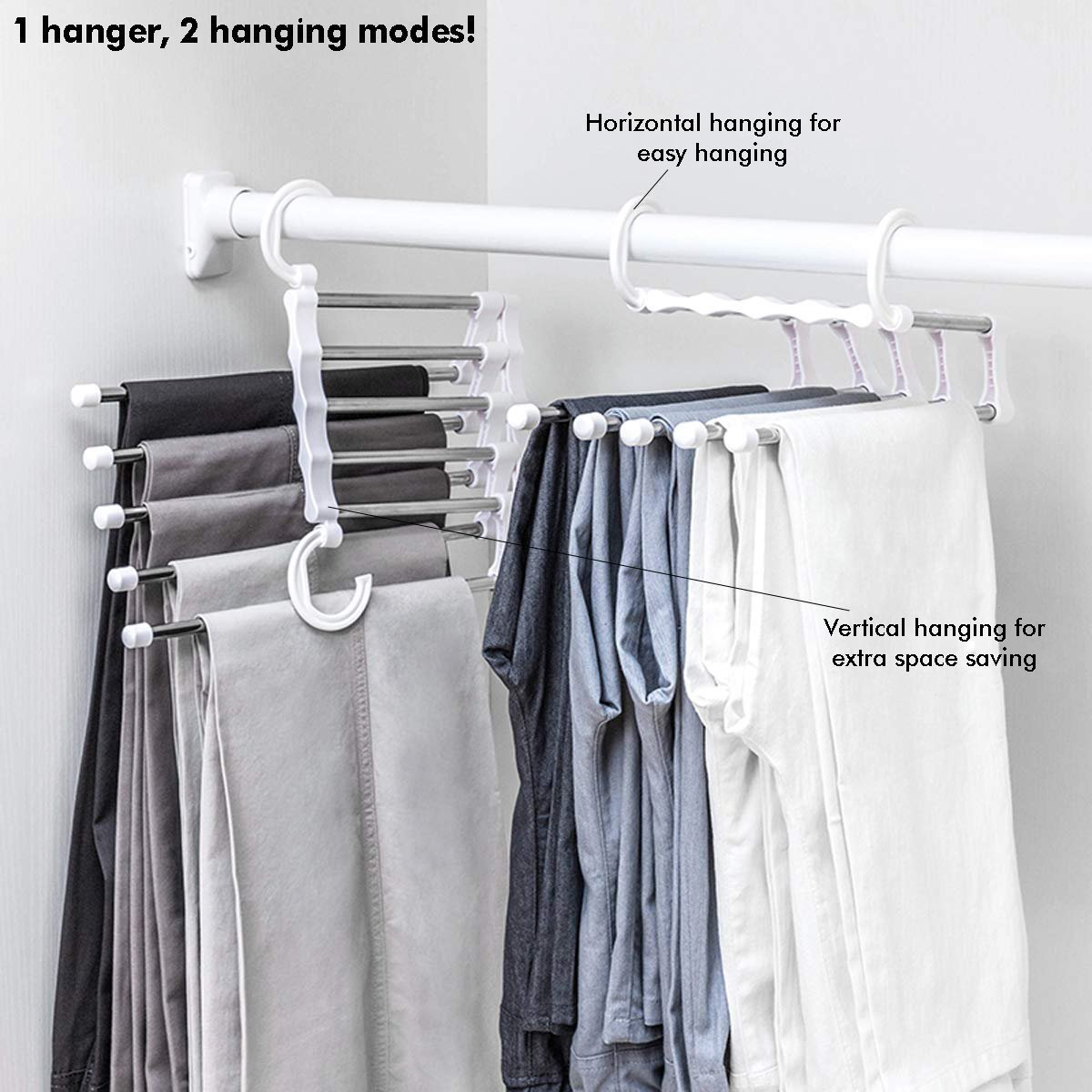 Compact Foldable Closet Organizer - Luxicro