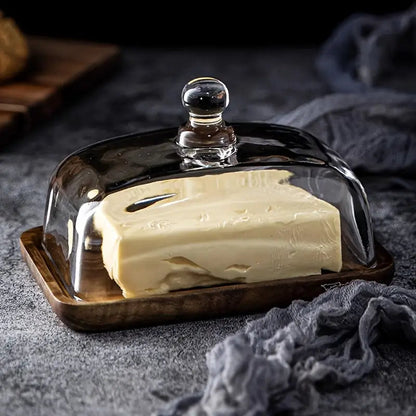 Classic Wood Butter Container - Luxicro