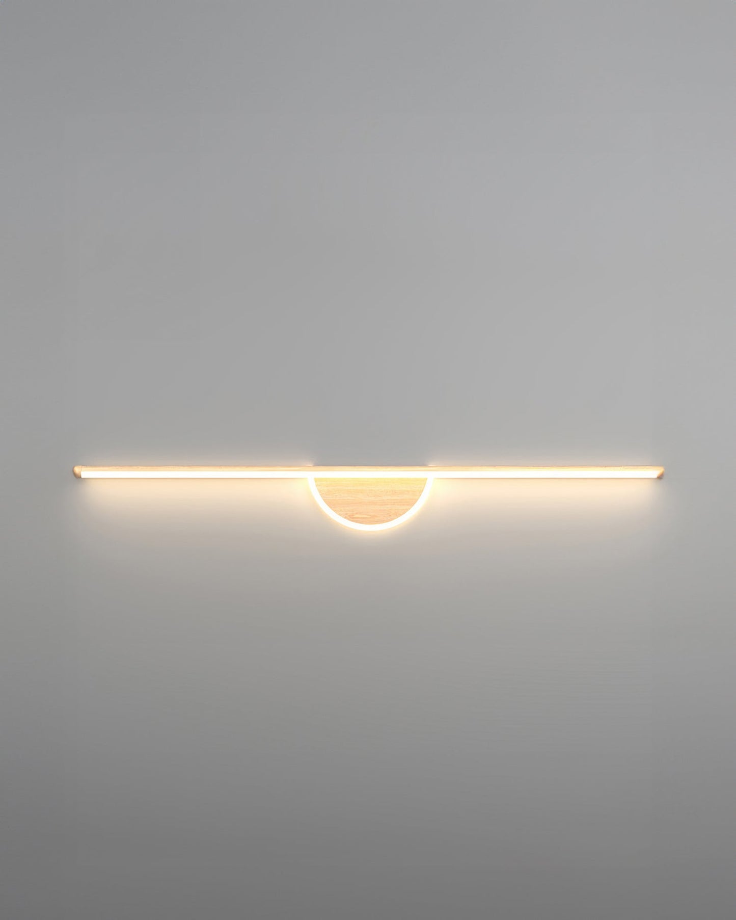 Contemporary Curved Wood Wall Light