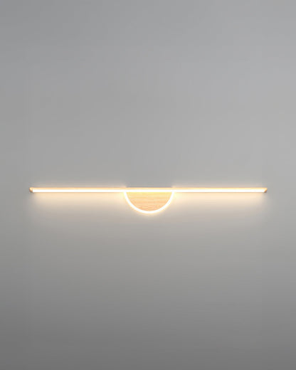 Contemporary Curved Wood Wall Light