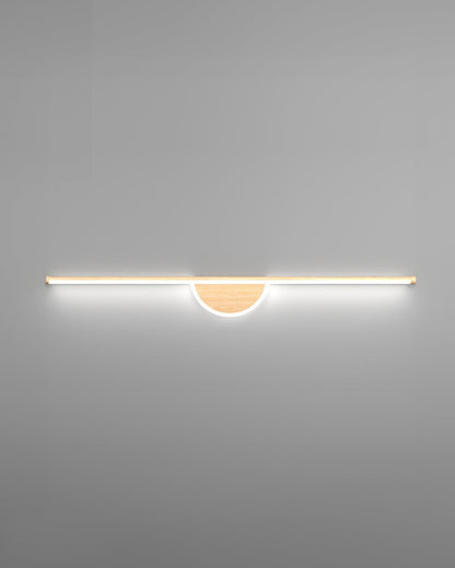 Contemporary Curved Wood Wall Light