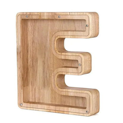 Custom Wooden Name Piggy Bank