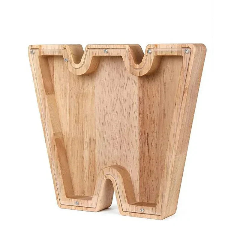 Custom Wooden Name Piggy Bank