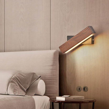 Rustic Wood Adjustable Wall Lamp - Luxicro