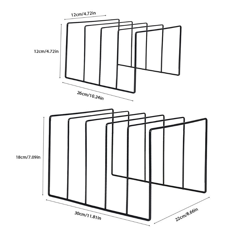 Compact Shelf for Books and Vinyl Records