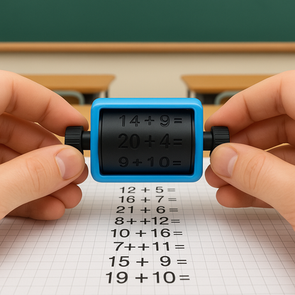 Interactive Math Quiz Roller