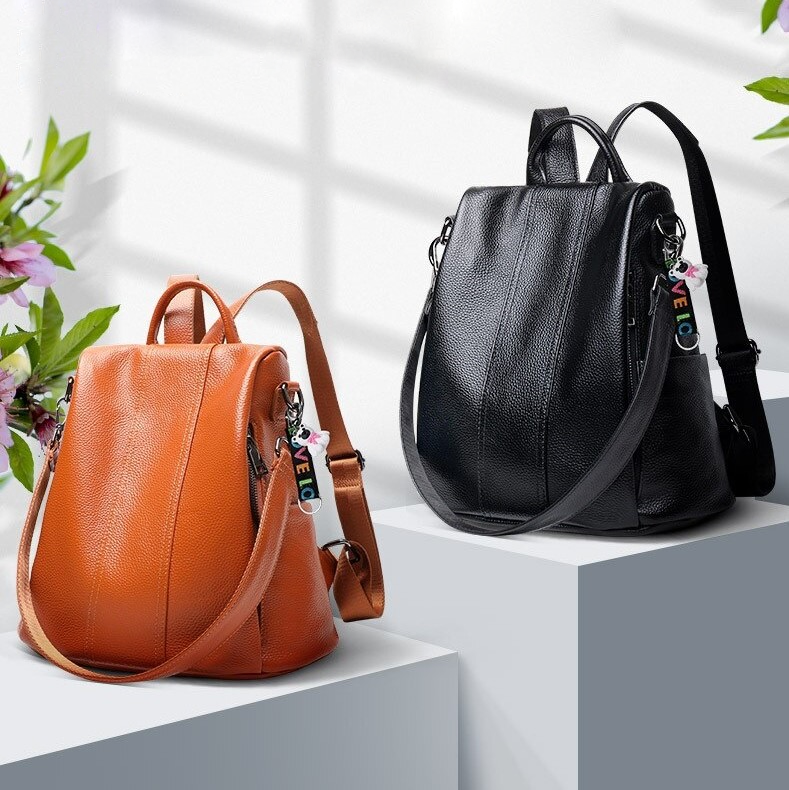 Authentic High Quality Leather Backpack