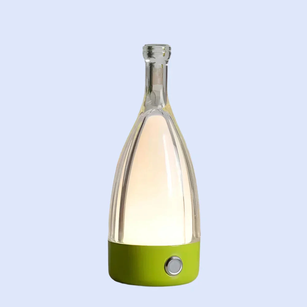 Stylish Table Wine Lamp - Adjustable LED Light