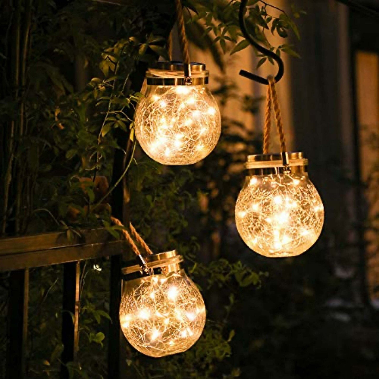 Bright Solar Powered Garden Lamp