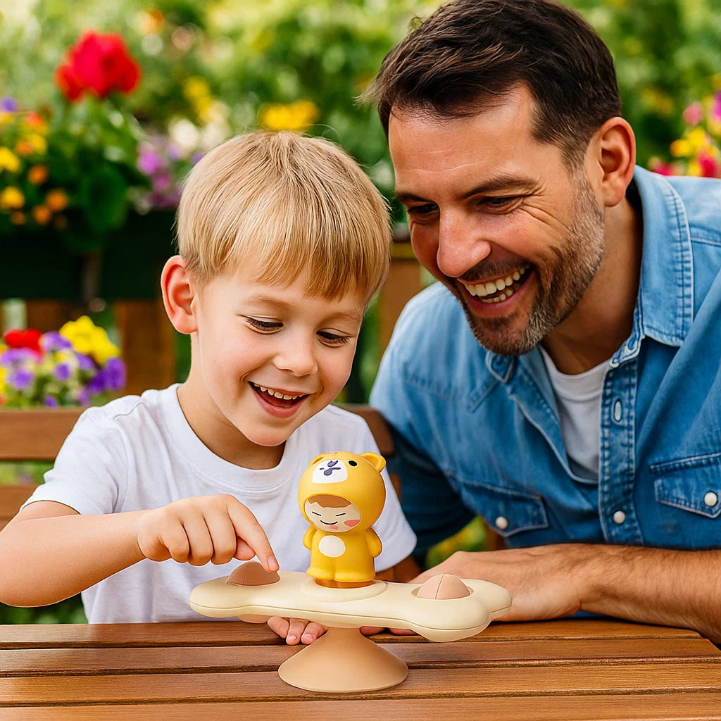 Colorful Educational Kids Spin Toy - Luxicro
